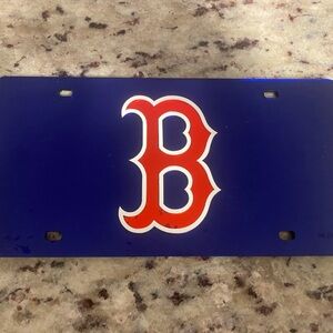 Red Sox car tag/plate